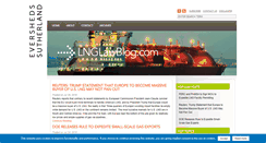 Desktop Screenshot of lnglawblog.com